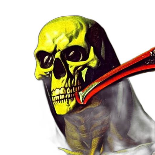 mask, weapon, staff, sword transparent PNG cut-out