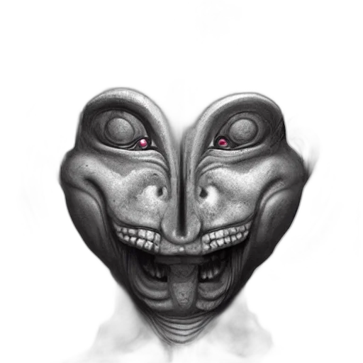 mask, face, creature, robot transparent PNG cut-out