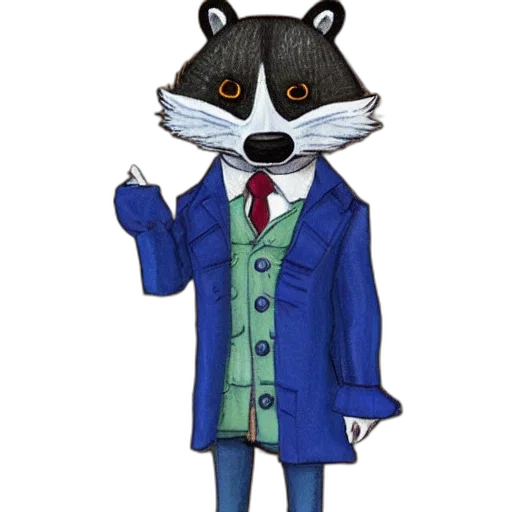 staff, jacket, animal, cartoon transparent PNG cut-out