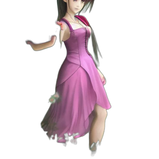 dress, staff, 3d render, concept art transparent PNG cut-out