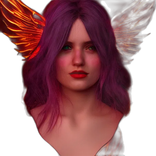 face, fantasy art, photorealistic, concept art transparent PNG cut-out