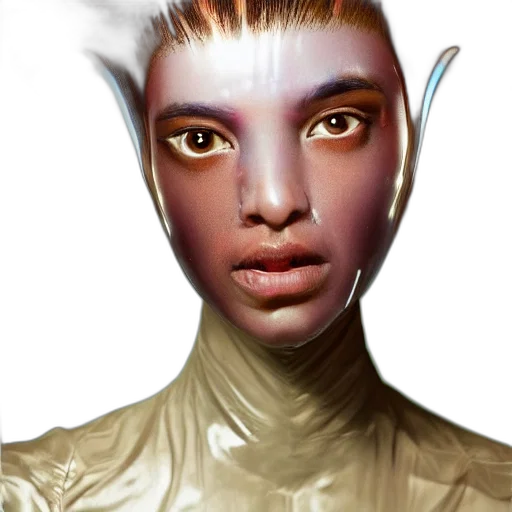 face, mask, robot, creature transparent PNG cut-out