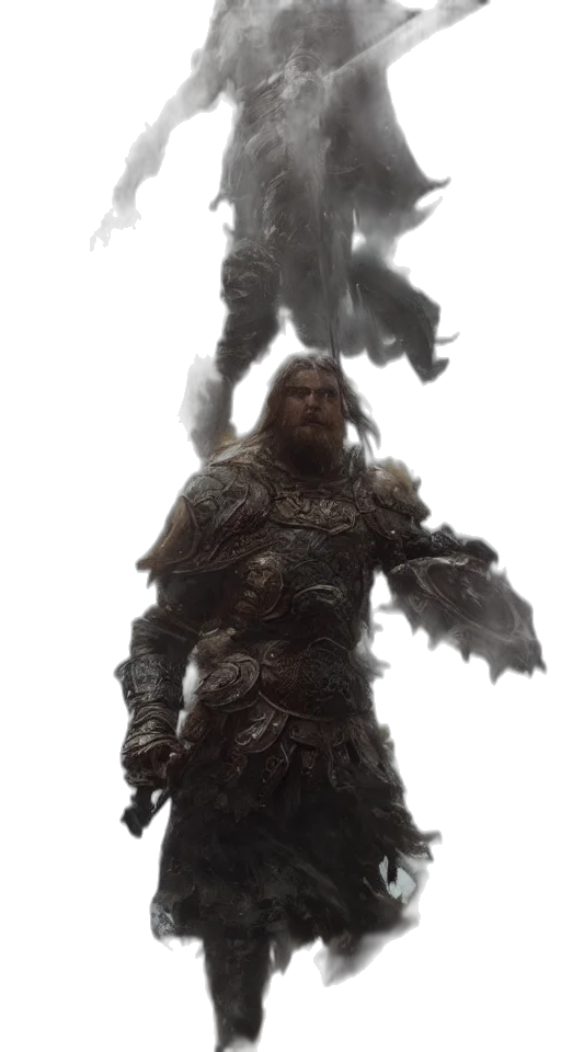 creature, sword, animal, staff transparent PNG cut-out