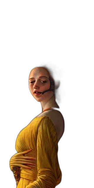 staff, mask, face, dress transparent PNG cut-out