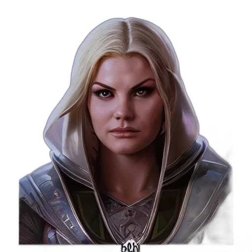 face, staff, jacket, fantasy art transparent PNG cut-out
