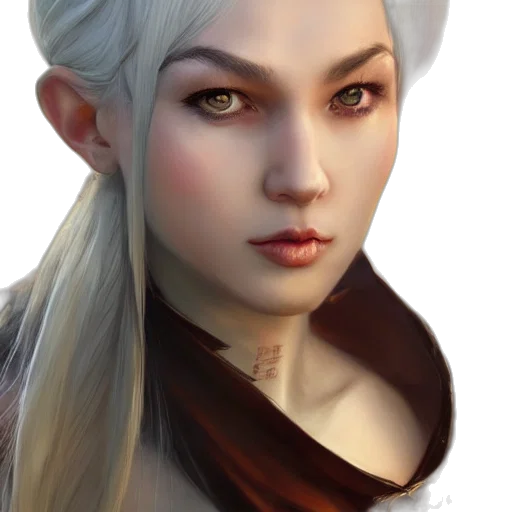 face, dragon, staff, fantasy art transparent PNG cut-out