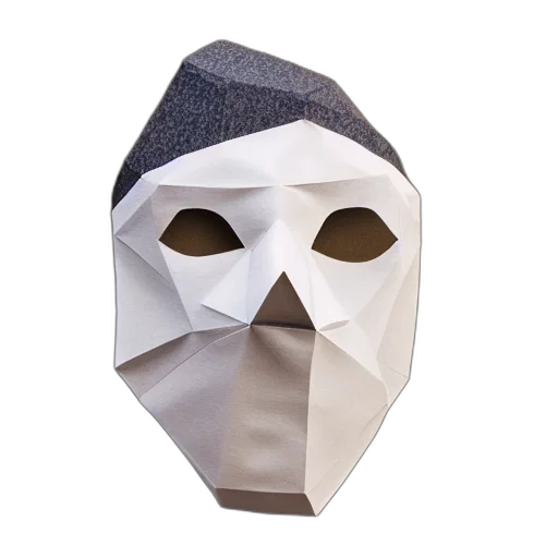 mask, face, hat, jacket transparent PNG cut-out