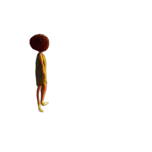 staff, dress, hair, robot transparent PNG cut-out