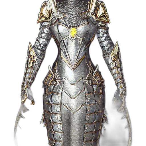 dress, jewelry, dragon, sword transparent PNG cut-out