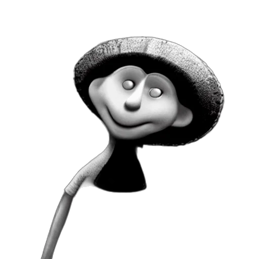 hat, staff, robot, face transparent PNG cut-out