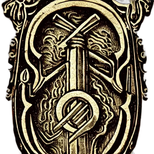 sword, staff, crown, jewelry transparent PNG cut-out