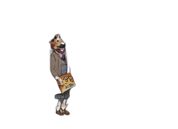 jacket, animal, staff, creature transparent PNG cut-out