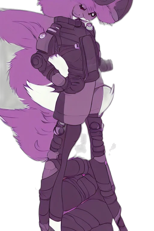 staff, jacket, weapon, robot transparent PNG cut-out