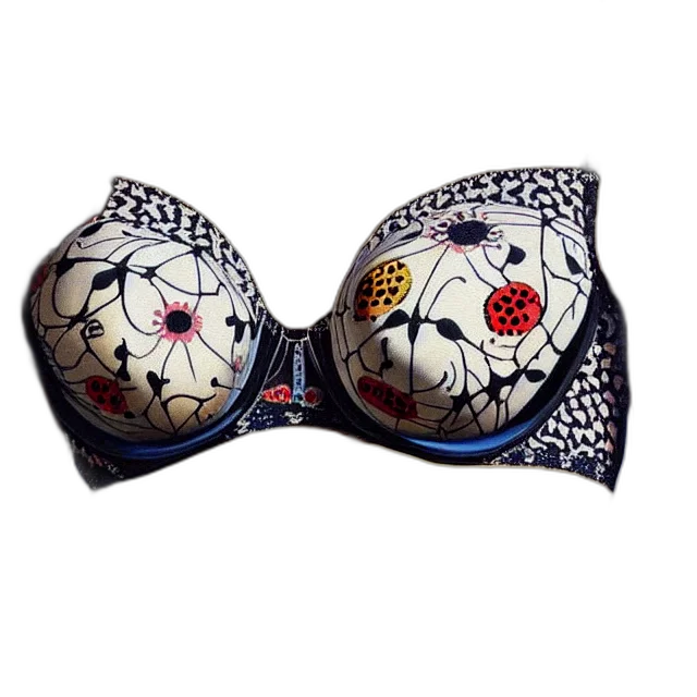 mask, beautiful, painting, bra transparent PNG cut-out