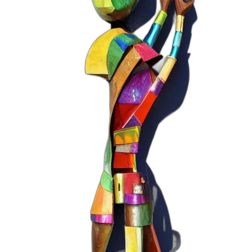 staff, bottle, 3d render, concept art transparent PNG cut-out