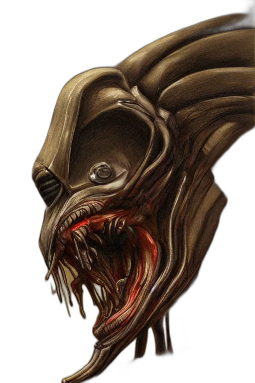 creature, mask, face, hair transparent PNG cut-out