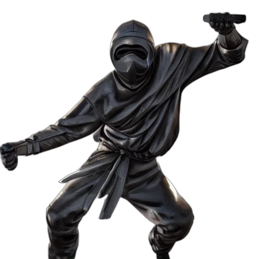 staff, weapon, mask, jacket transparent PNG cut-out