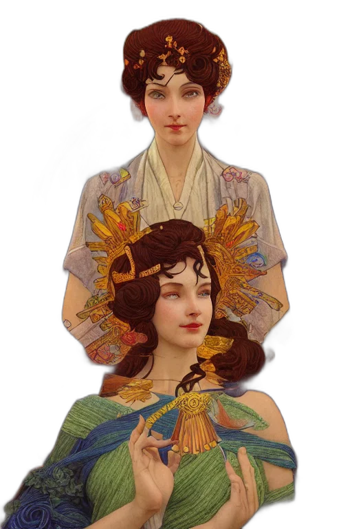 crown, jewelry, dress, fantasy art transparent PNG cut-out