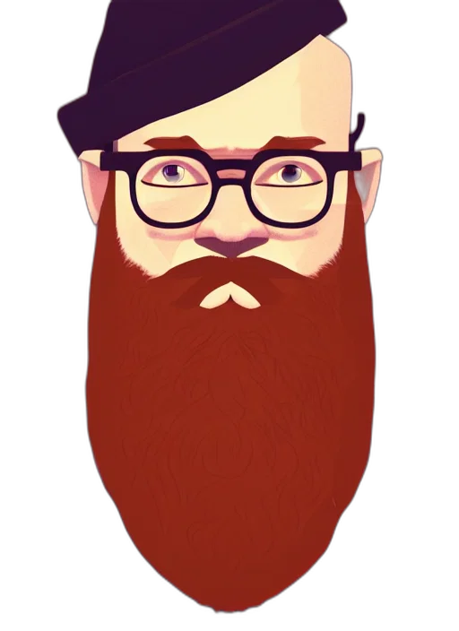 staff, face, hat, hair transparent PNG cut-out