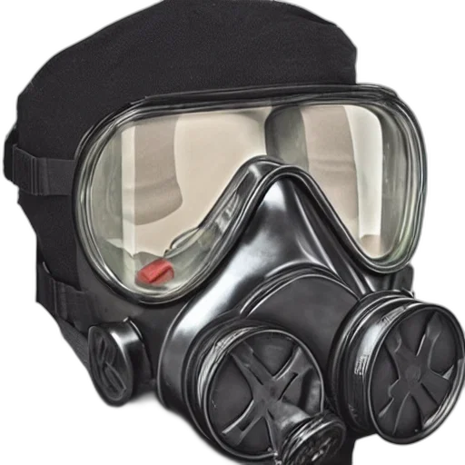 mask, jacket, concept art, dual transparent PNG cut-out