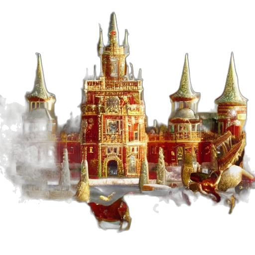crown, building, concept art, fantasy art transparent PNG cut-out