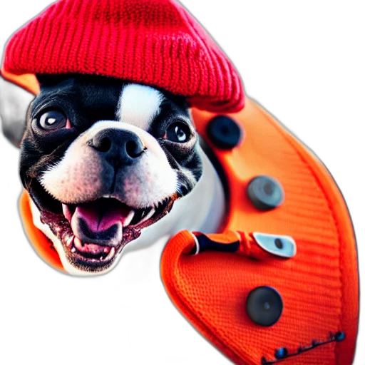 hat, animal, jacket, face transparent PNG cut-out