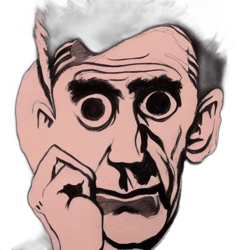 face, mask, creature, staff transparent PNG cut-out