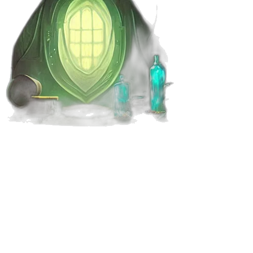 bottle, mask, crown, robot transparent PNG cut-out