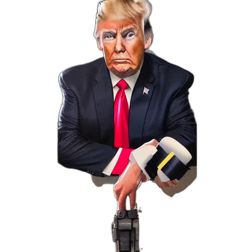 weapon, staff, robot, mask transparent PNG cut-out