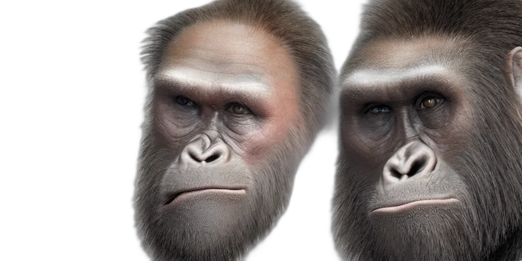 animal, face, photorealistic, 3d render transparent PNG cut-out