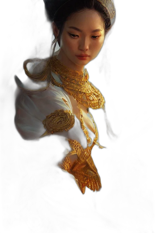 jewelry, crown, face, staff transparent PNG cut-out