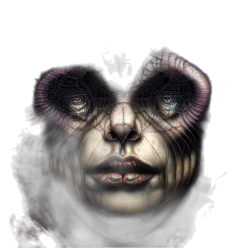 mask, face, creature, robot transparent PNG cut-out