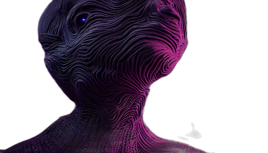 creature, face, mask, robot transparent PNG cut-out