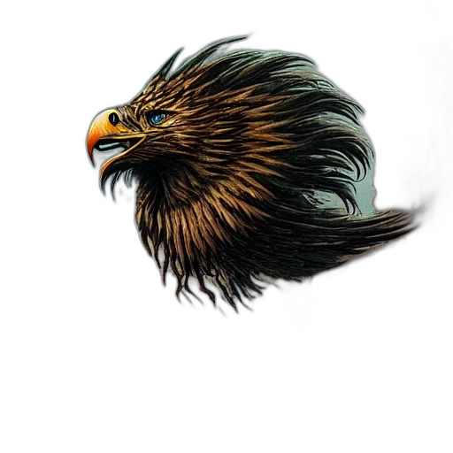 animal, dragon, hair, creature transparent PNG cut-out