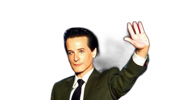 vaporwave, photorealistic, agent, cooper transparent PNG cut-out