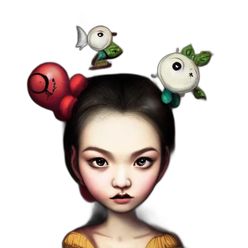 mask, face, concept art, fantasy art transparent PNG cut-out