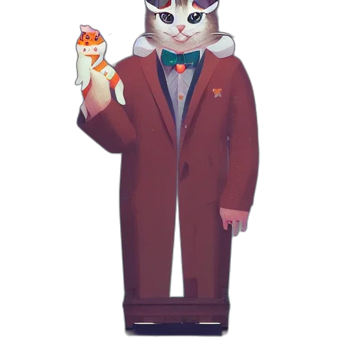 staff, animal, jacket, cartoon transparent PNG cut-out