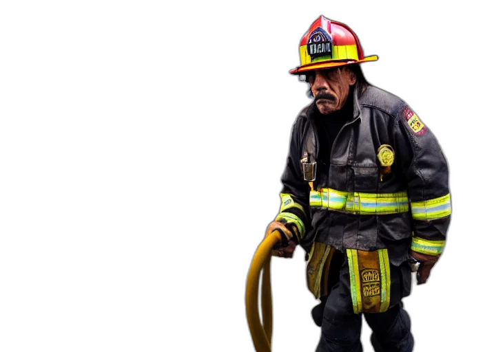 staff, 3d render, fire, photo transparent PNG cut-out