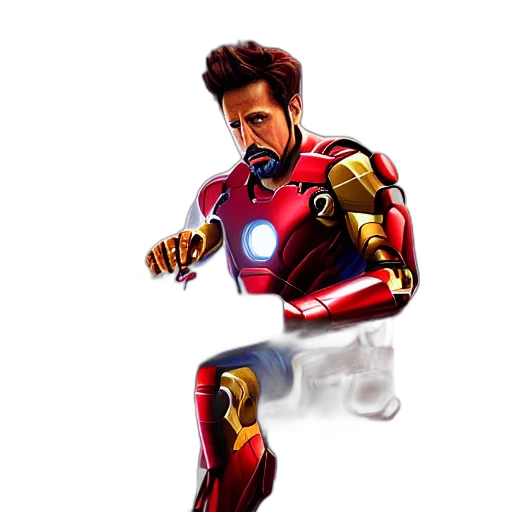 comic book art, concept art, cartoon, pixel art transparent PNG cut-out
