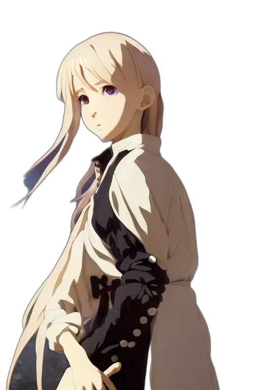 staff, jacket, dress, weapon transparent PNG cut-out