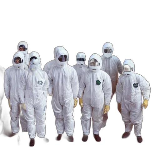 jacket, mask, staff, concept art transparent PNG cut-out