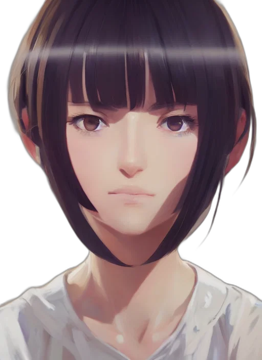 face, mask, robot, hair transparent PNG cut-out