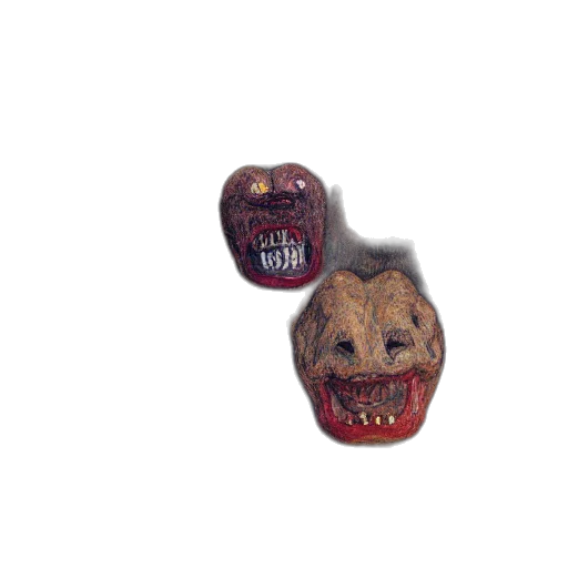 mask, jewelry, 3d render, teeth transparent PNG cut-out