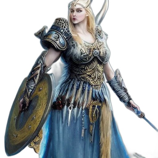 sword, dragon, staff, dress transparent PNG cut-out