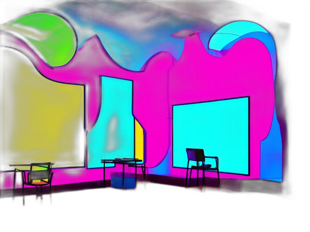 furniture, building, concept art, 3d render transparent PNG cut-out