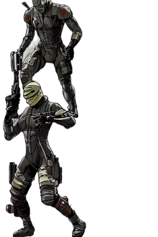 weapon, robot, concept art, comic book art transparent PNG cut-out