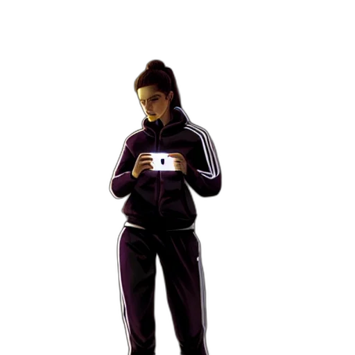 jacket, staff, robot, shoes transparent PNG cut-out