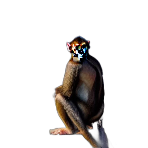 mask, animal, creature, staff transparent PNG cut-out