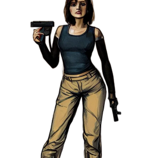 comic book art, concept art, pixel art, cartoon transparent PNG cut-out