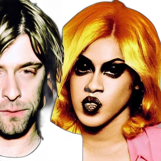 hair, photorealistic, kurt, cobain transparent PNG cut-out
